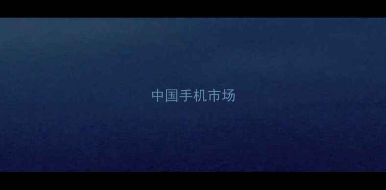 图片 中国手机市场
