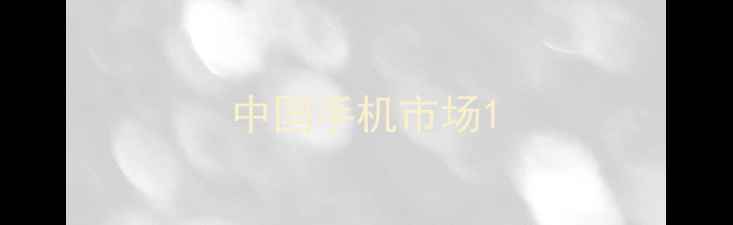 图片 中国手机市场1