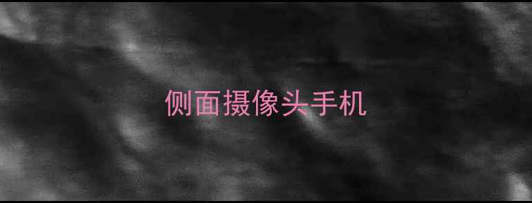 图片 侧面摄像头手机
