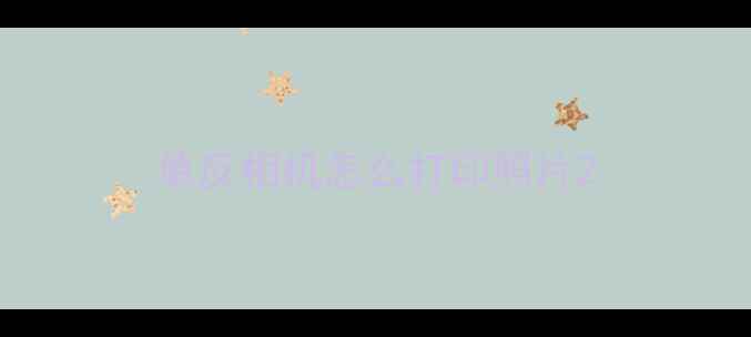 图片 单反相机怎么打印照片2