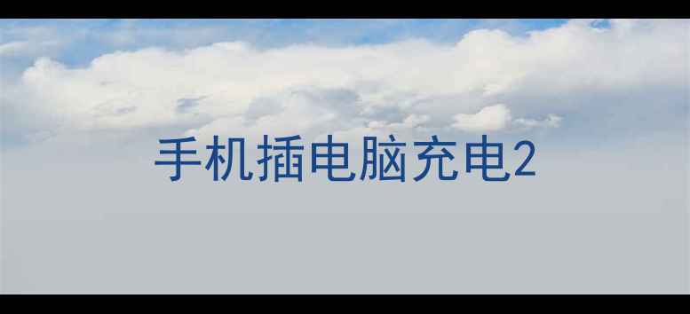 图片 手机插电脑充电2