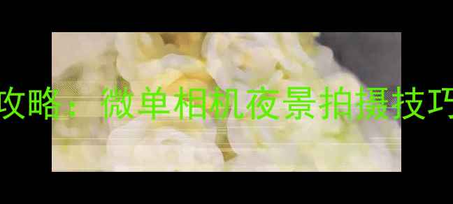 图片 数码相机夜拍全攻略：微单相机夜景拍摄技巧与设备选择指南