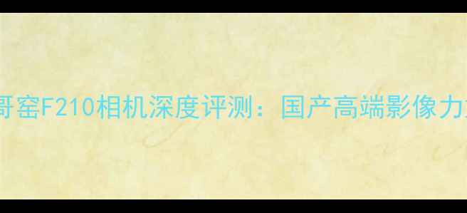 爱国者哥窑F210相机深度评测国产高端影像力如何