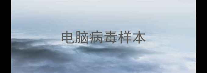 图片 电脑病毒样本