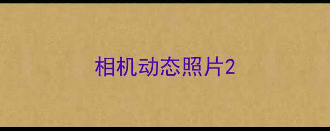 图片 相机动态照片2