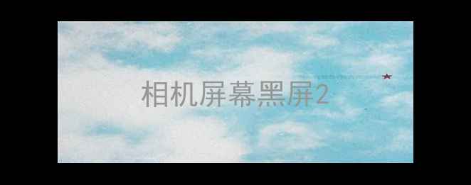 图片 相机屏幕黑屏2