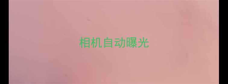 图片 相机自动曝光